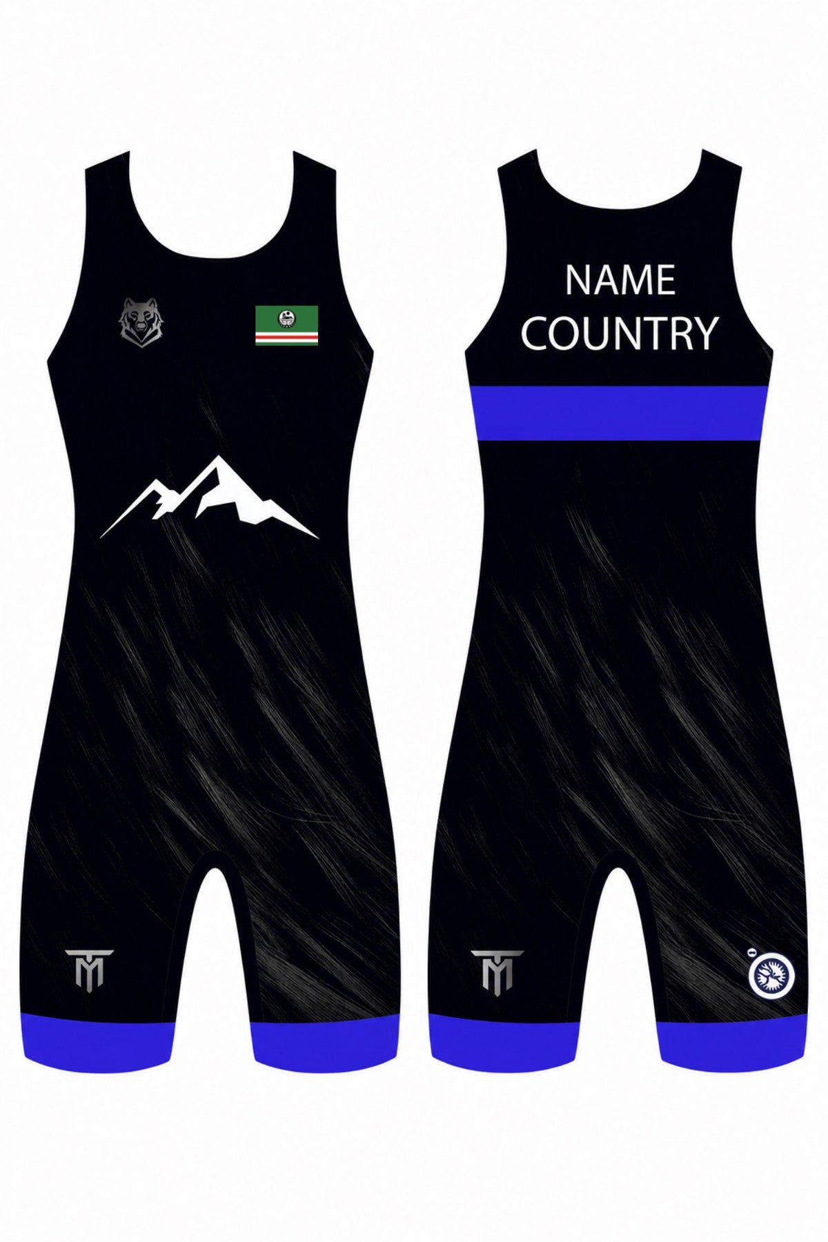 CHECHNYA BORZ SINGLET BLUE