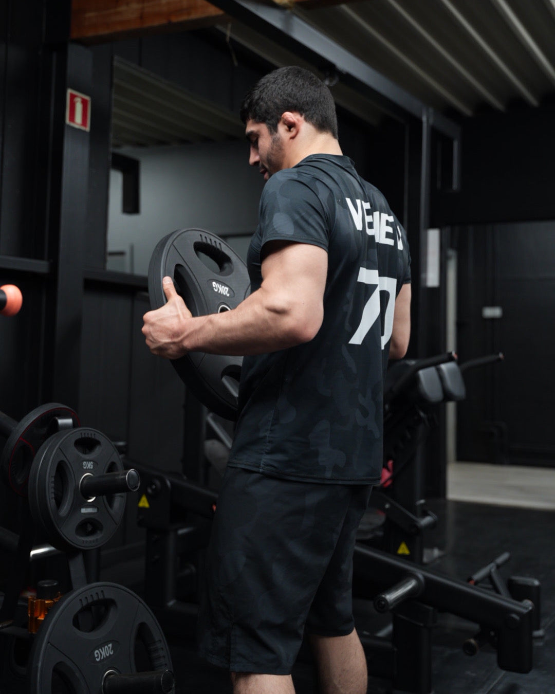 TYMRON BLACK CAMO T-SHIRT