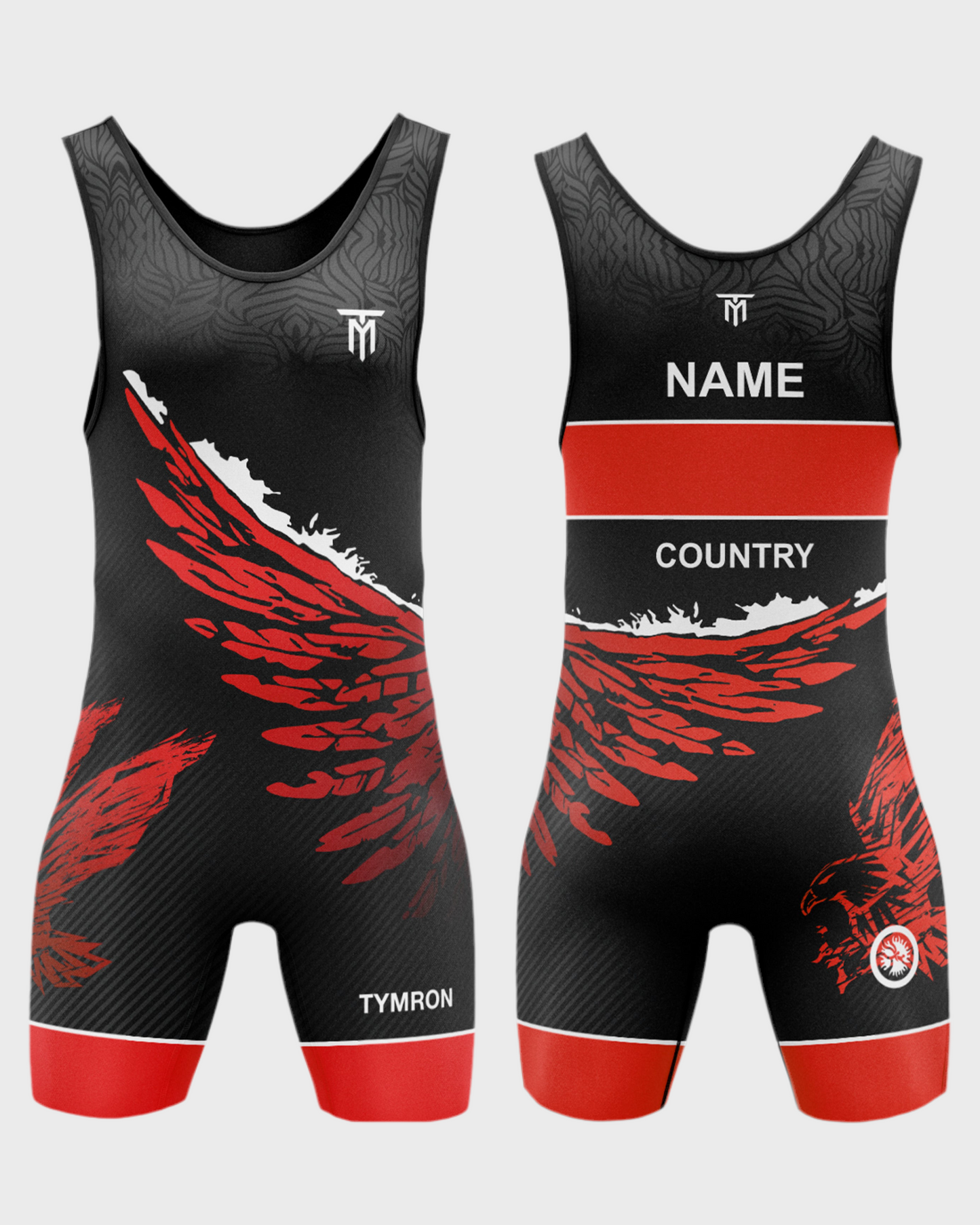 DOMINION WING SINGLET RED
