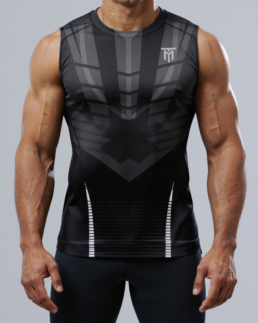 GREY NOVA STRIKE TANK TOP