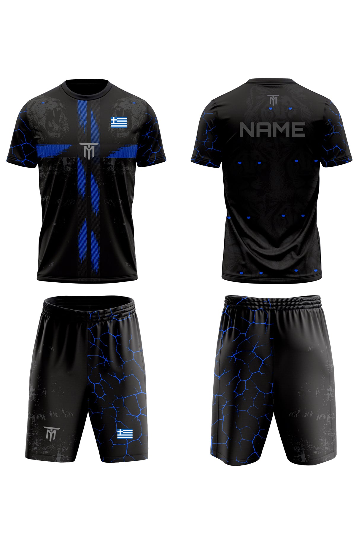 GREECE CUSTOM BLUE FANG SET