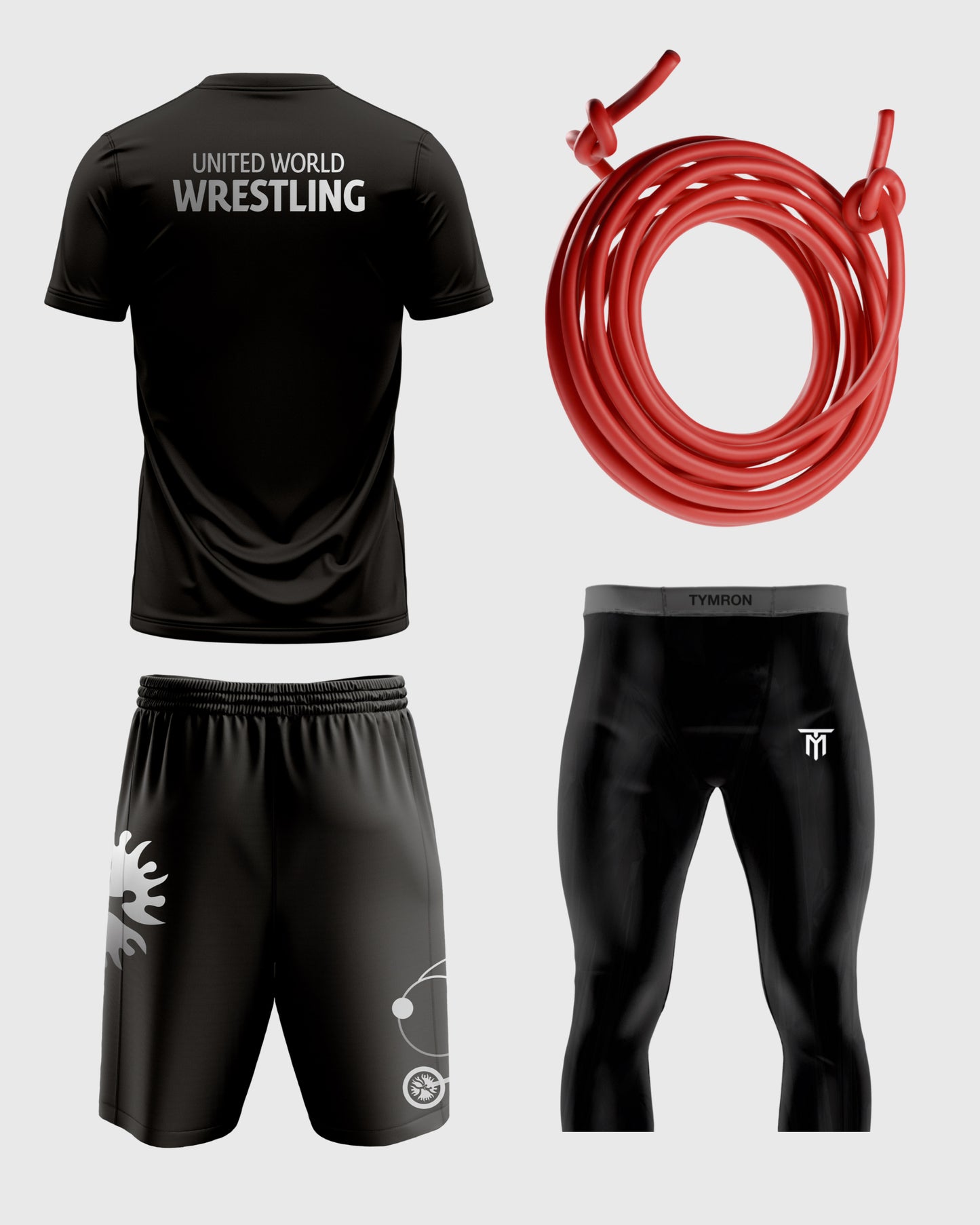 IMPERIAL BLACK SILVER SET + LEGGING 3/4 + TRAINING BAND 14MM TRAINING PACK