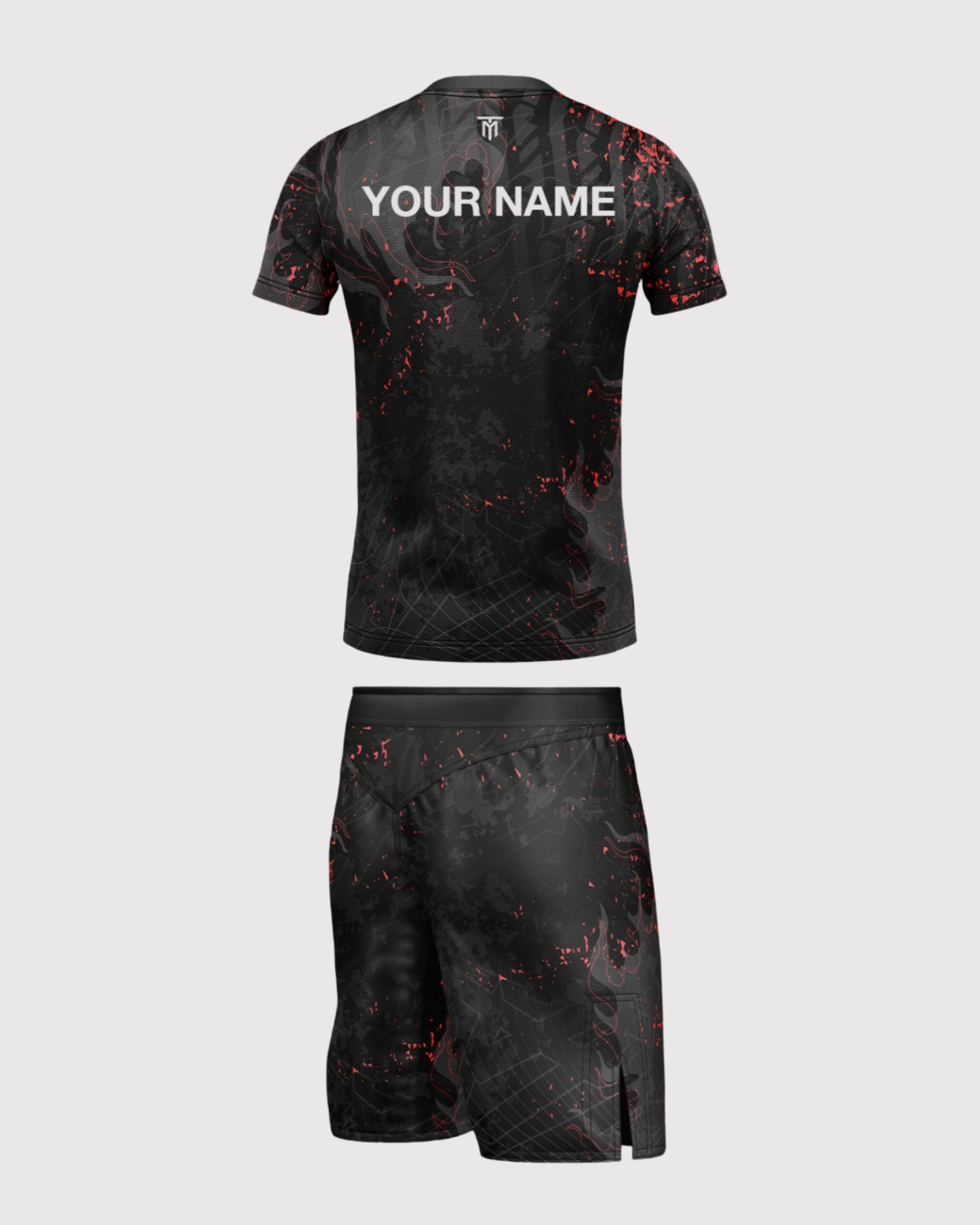 CUSTOM AZURE SHADOW MMA SET RED