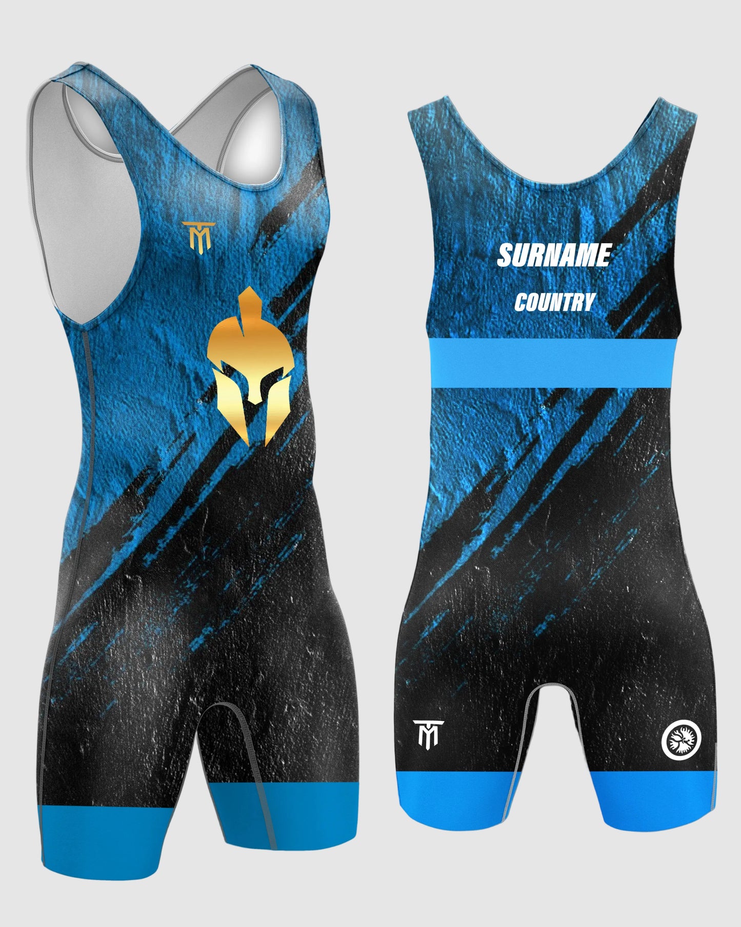 GLADIATOR SINGLET BLUE