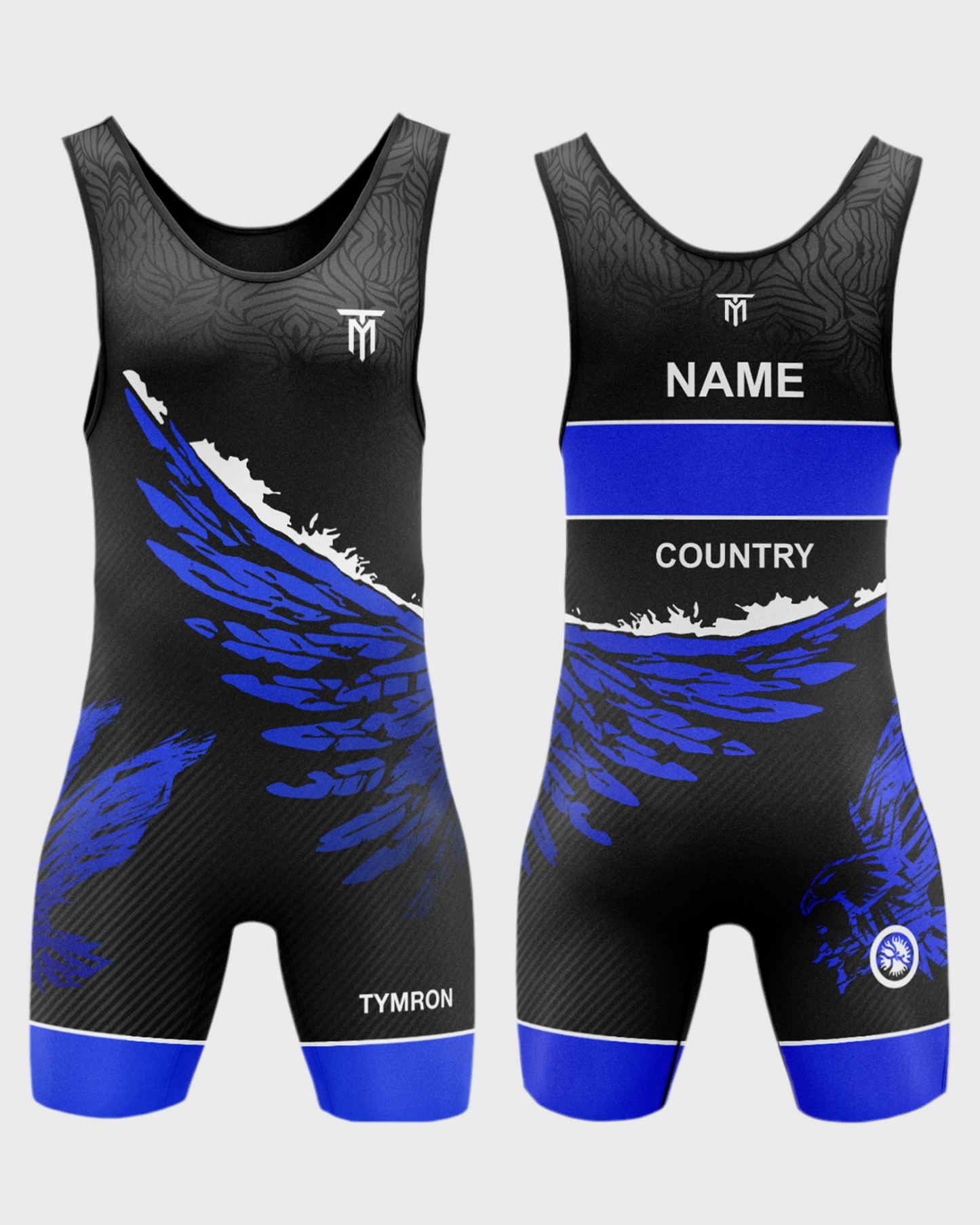 DOMINION WING SINGLET BLUE