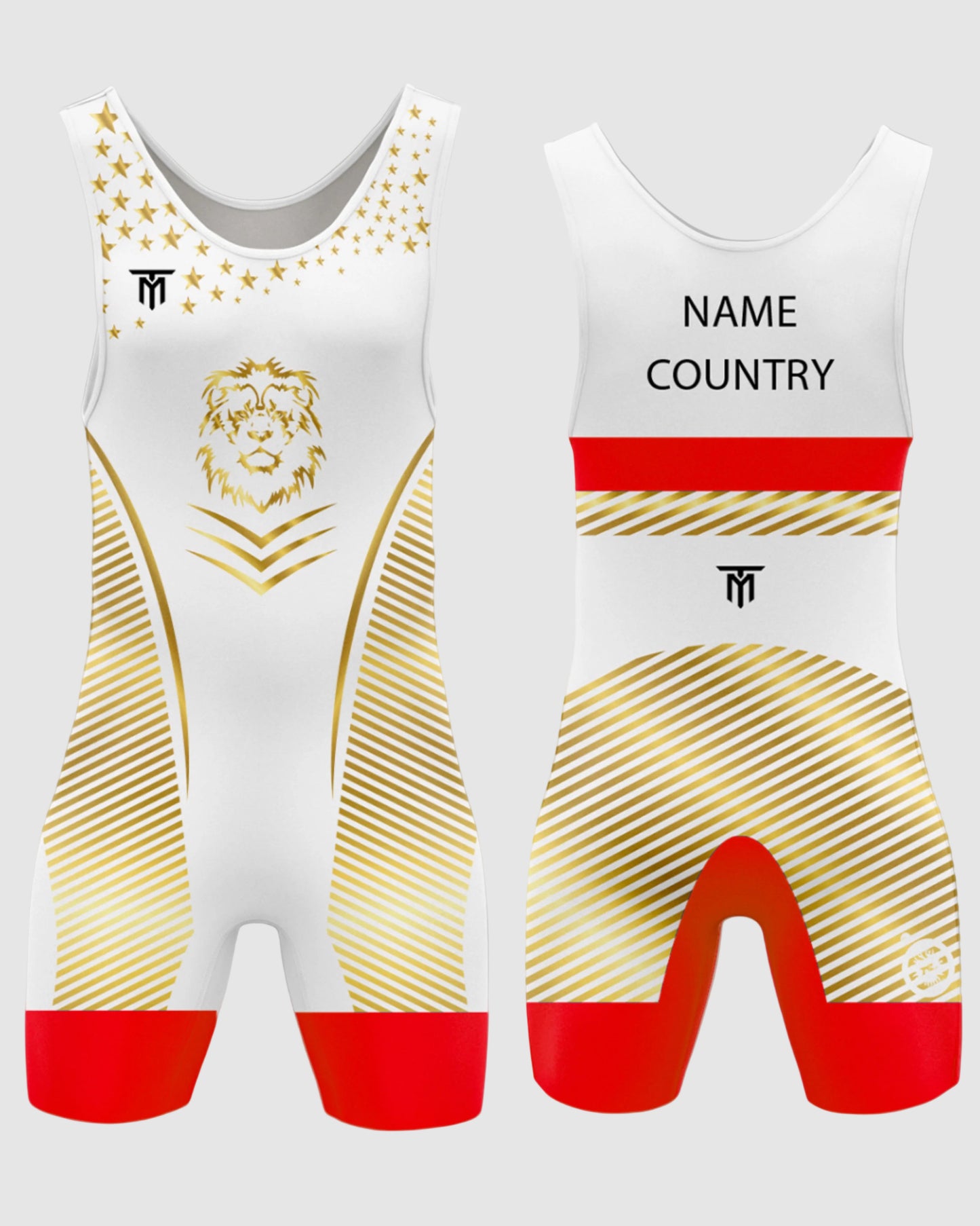 AURUM STAR LION SINGLET RED