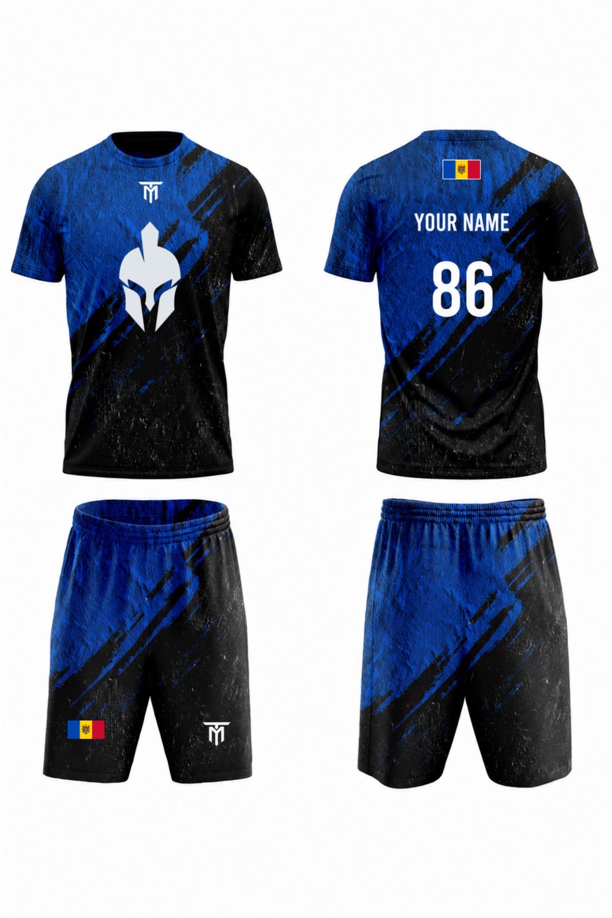 MOLDOVA CUSTOM BLUE GLADIATOR SET