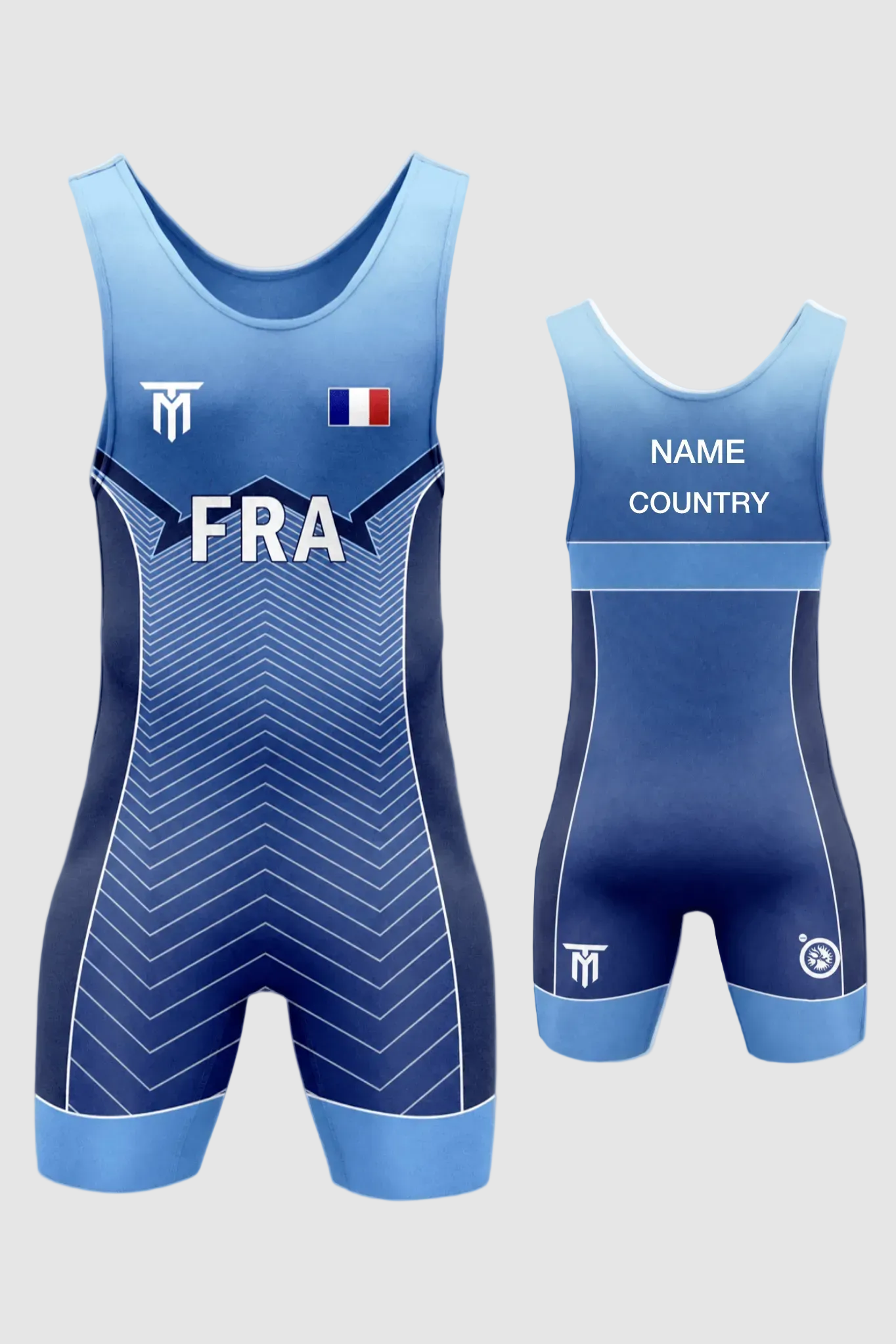DUAL POLARITY GRID SINGLET BLUE