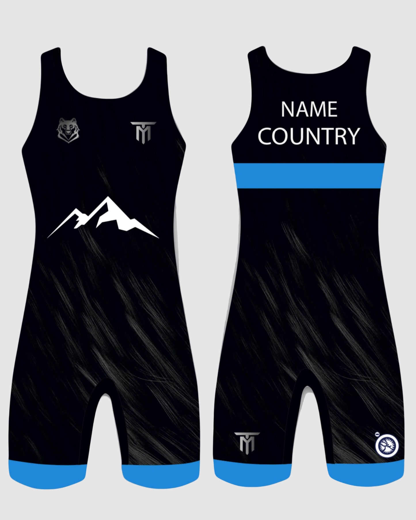 OBSIDIAN BORZ SINGLET BLUE