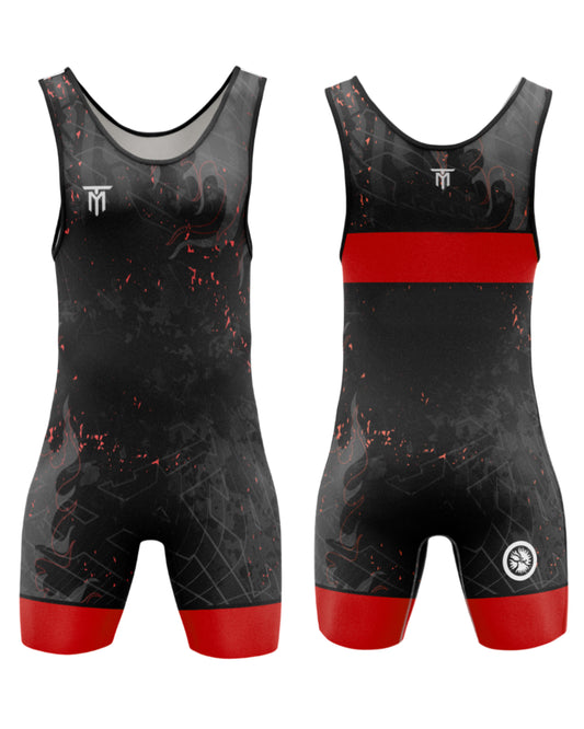 AZURE SHADOW SINGLET RED
