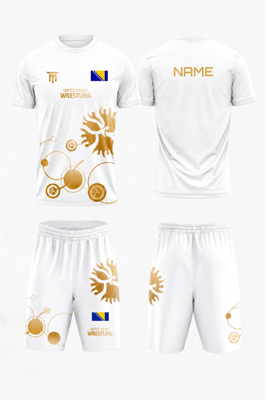 CUSTOM BOSNIA WHITE GOLD SET