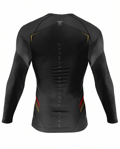 GERMANY NATIONAL RASHGUARD LONG + ATHLETIC SHORTS PACK