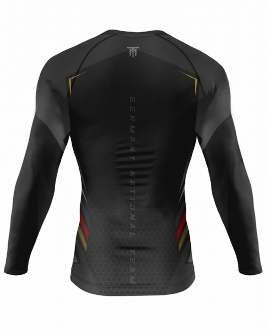 GERMANY NATIONAL RASHGUARD LONG + ATHLETIC SHORTS PACK