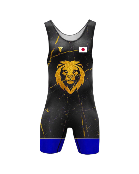 TYMRON BLACK GOLD MARBLE SINGLET