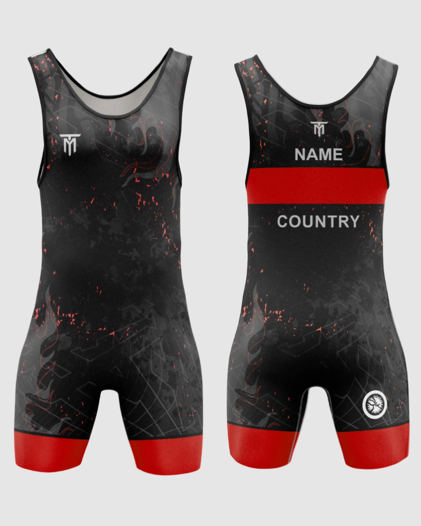 AZURE SHADOW SINGLET RED
