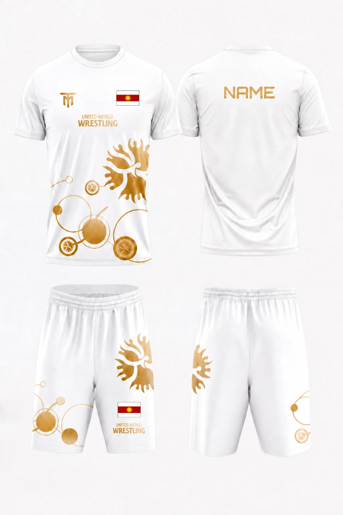 CUSTOM EZIDI WHITE GOLD SET