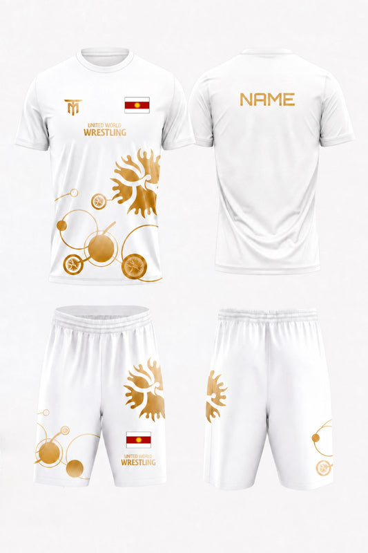 CUSTOM EZIDI WHITE GOLD SET
