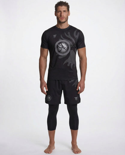 CUSTOM MIDNIGHT EDITION SET + BLACK TRAINING LEGGINGS 3/4 PACK