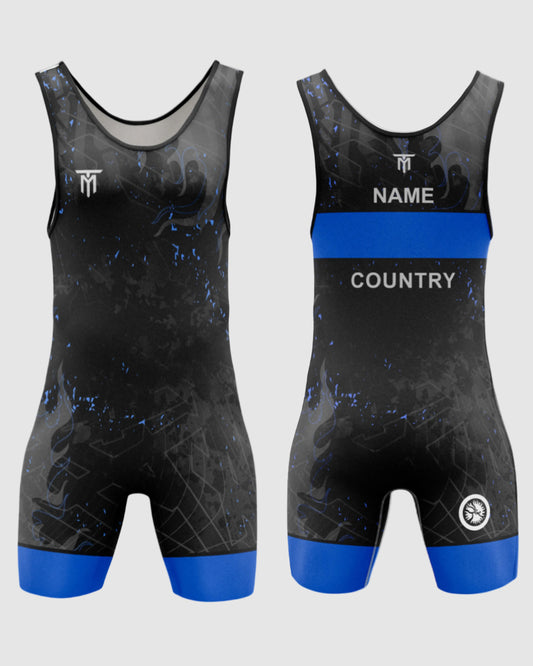 AZURE SHADOW SINGLET BLUE