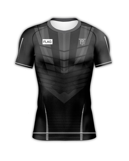 CUSTOM MMA GREY NOVA STRIKE RASHGUARD SHORT