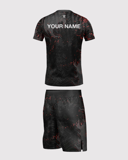 CUSTOM AZURE SHADOW MMA SET RED