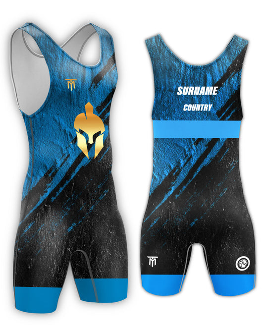 GLADIATOR SINGLET BLUE