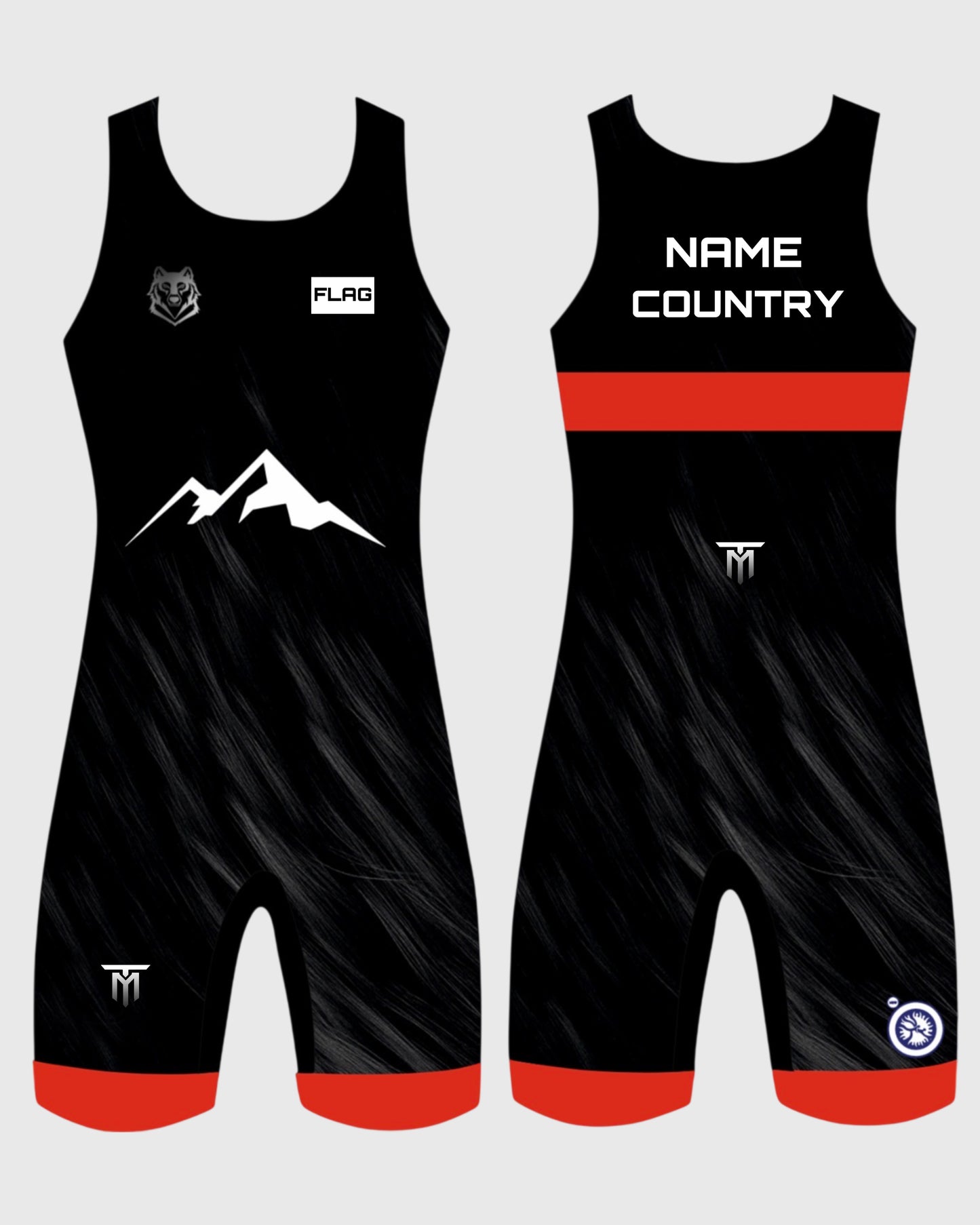 OBSIDIAN BORZ SINGLET RED