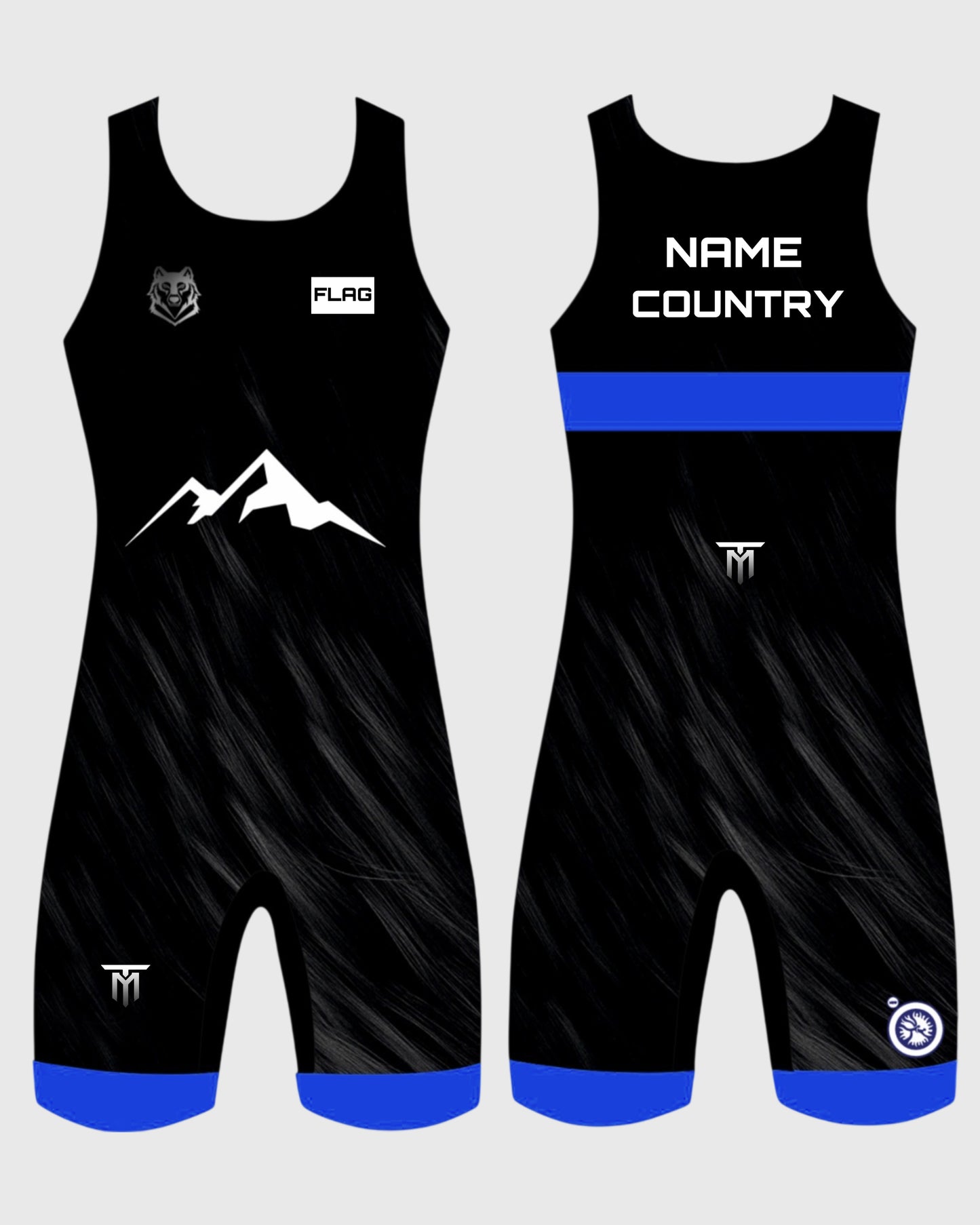 OBSIDIAN BORZ SINGLET BLUE