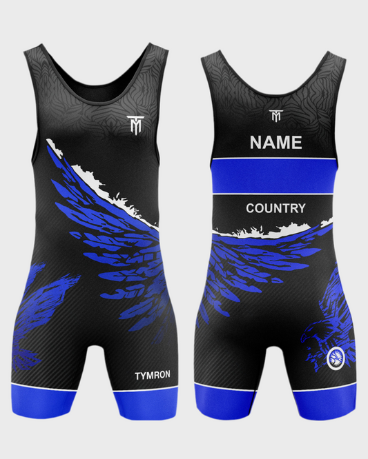 DOMINION WING SINGLET BLUE
