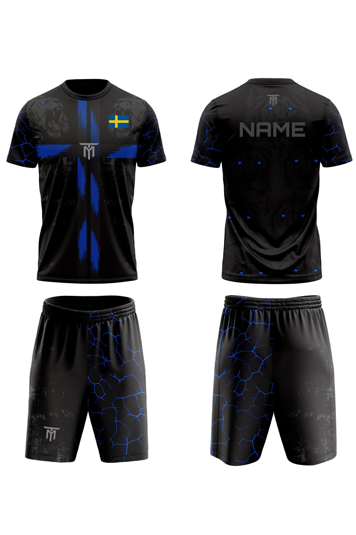 SWEDEN CUSTOM BLUE FANG SET