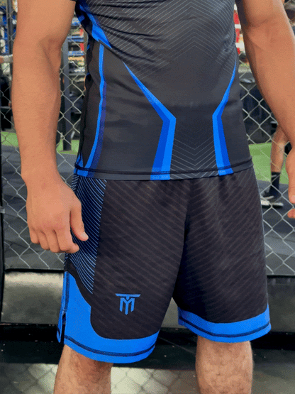 TYMRON ASCEND-X BLUE MMA SHORT