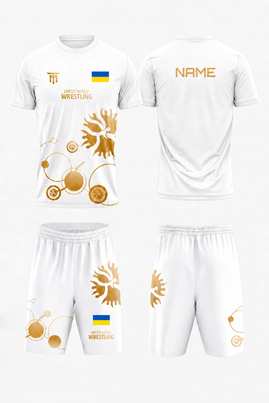 CUSTOM UKRAINE WHITE GOLD SET