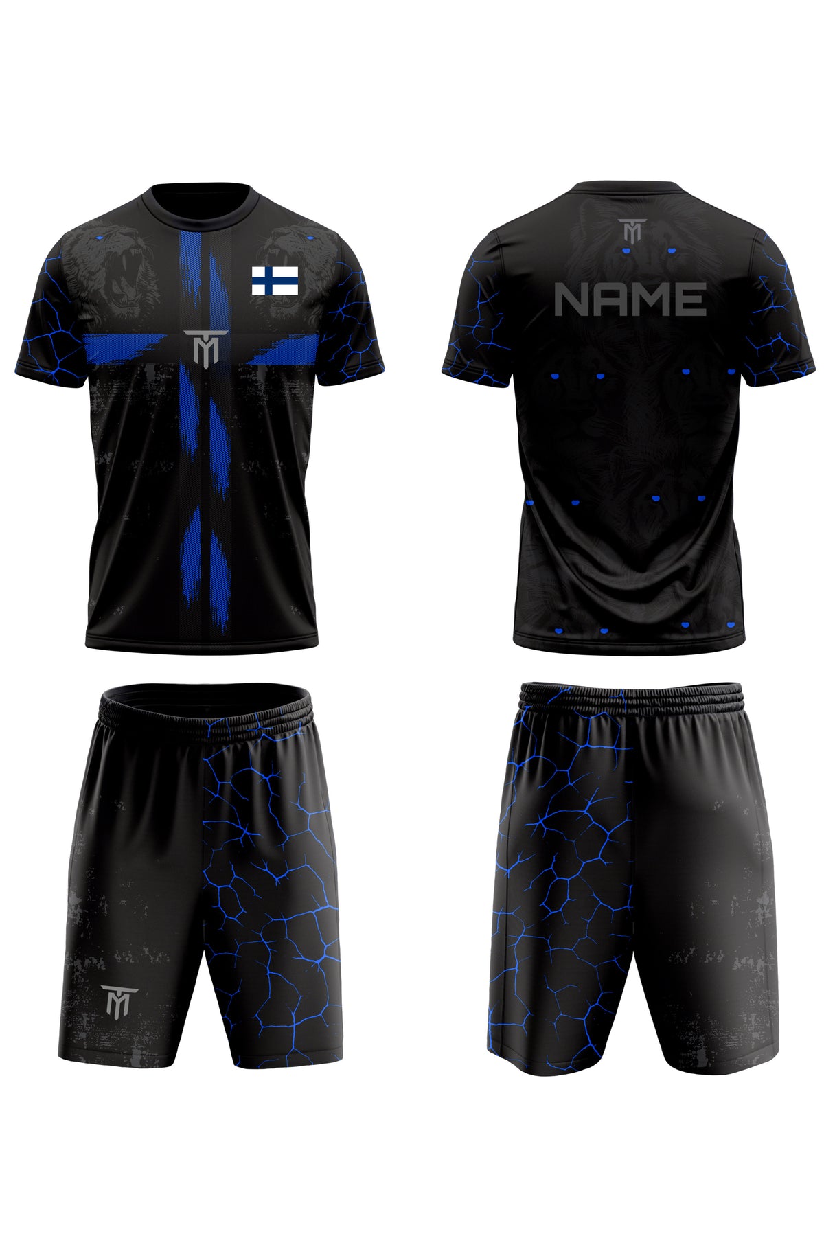 FINLAND CUSTOM BLUE FANG SET
