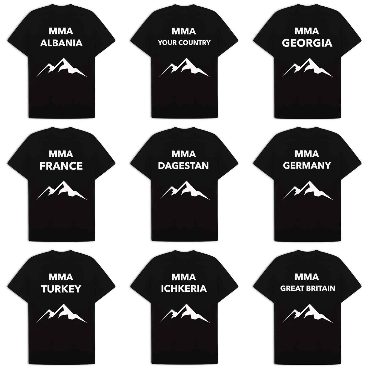 MMA ELITE YOUR COUNTRY T-SHIRT