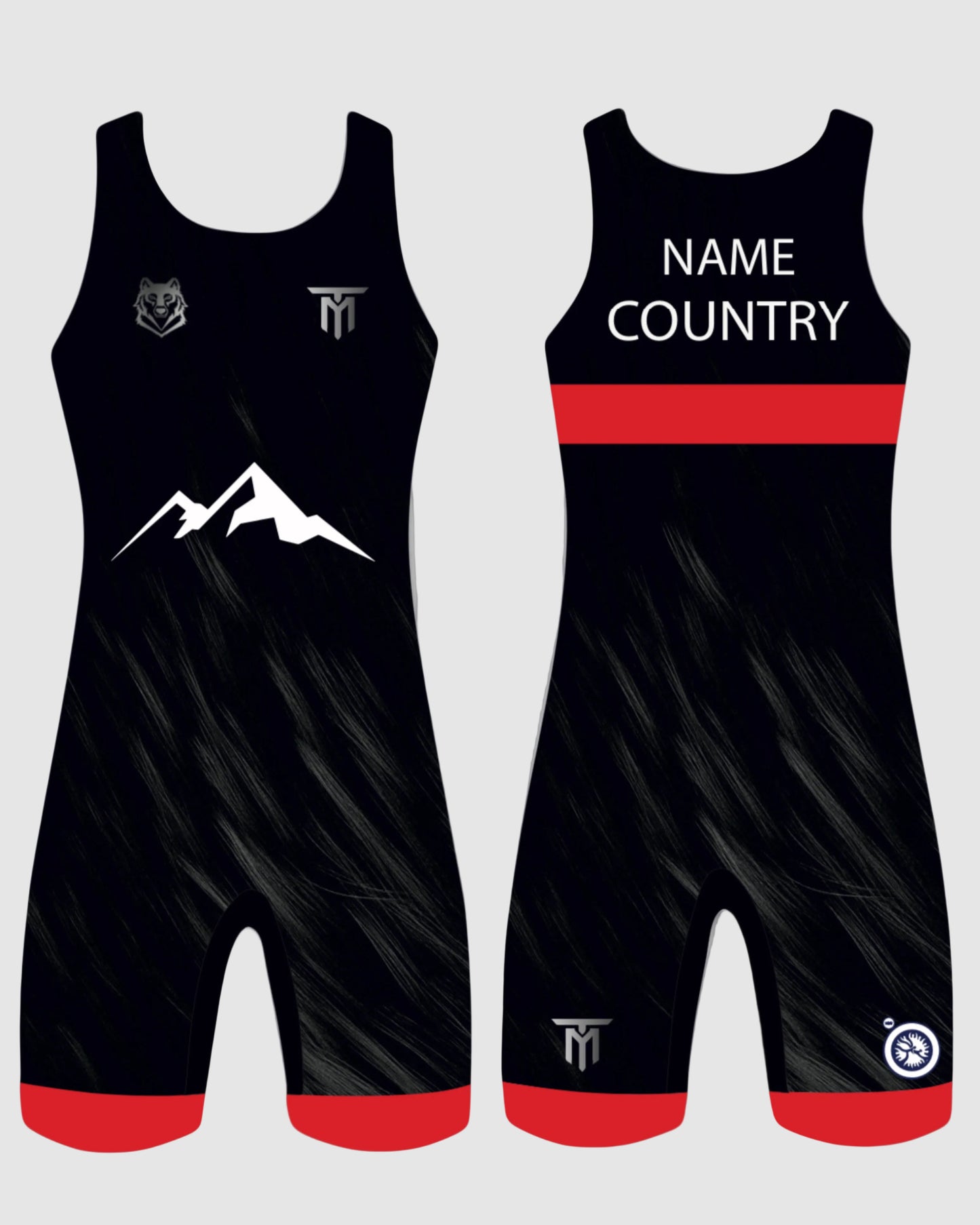 OBSIDIAN BORZ SINGLET RED