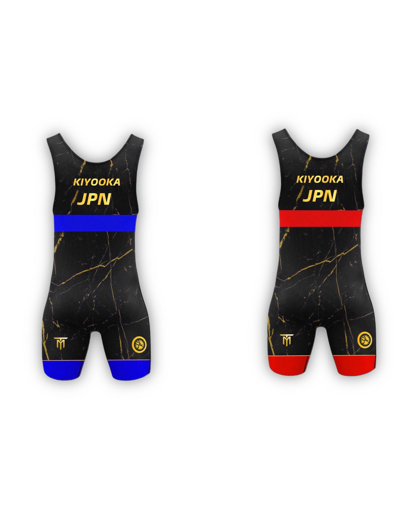 TYMRON BLACK GOLD MARBLE SINGLET