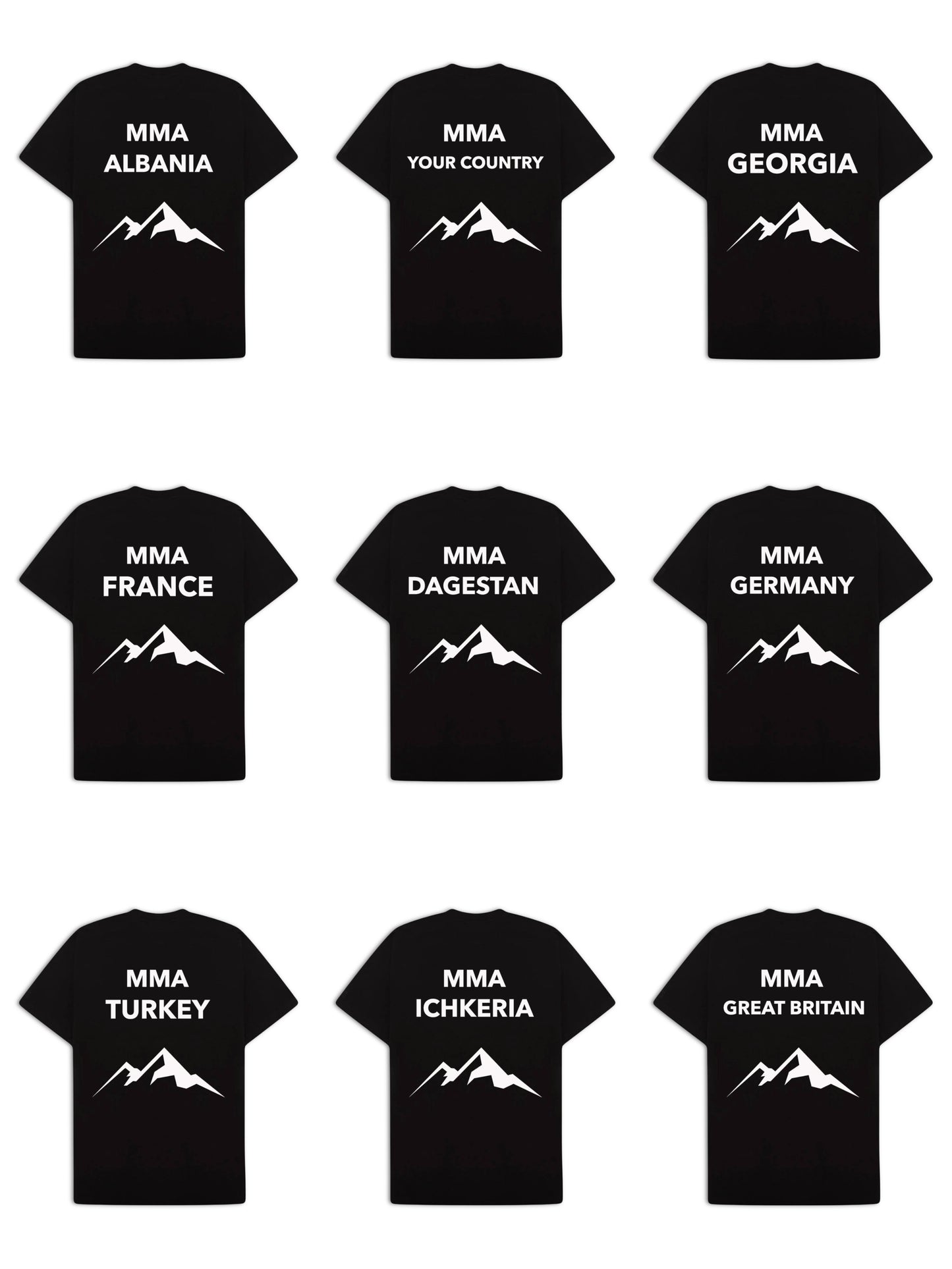 MMA ELITE CUSTOM FIGHT T-SHIRT