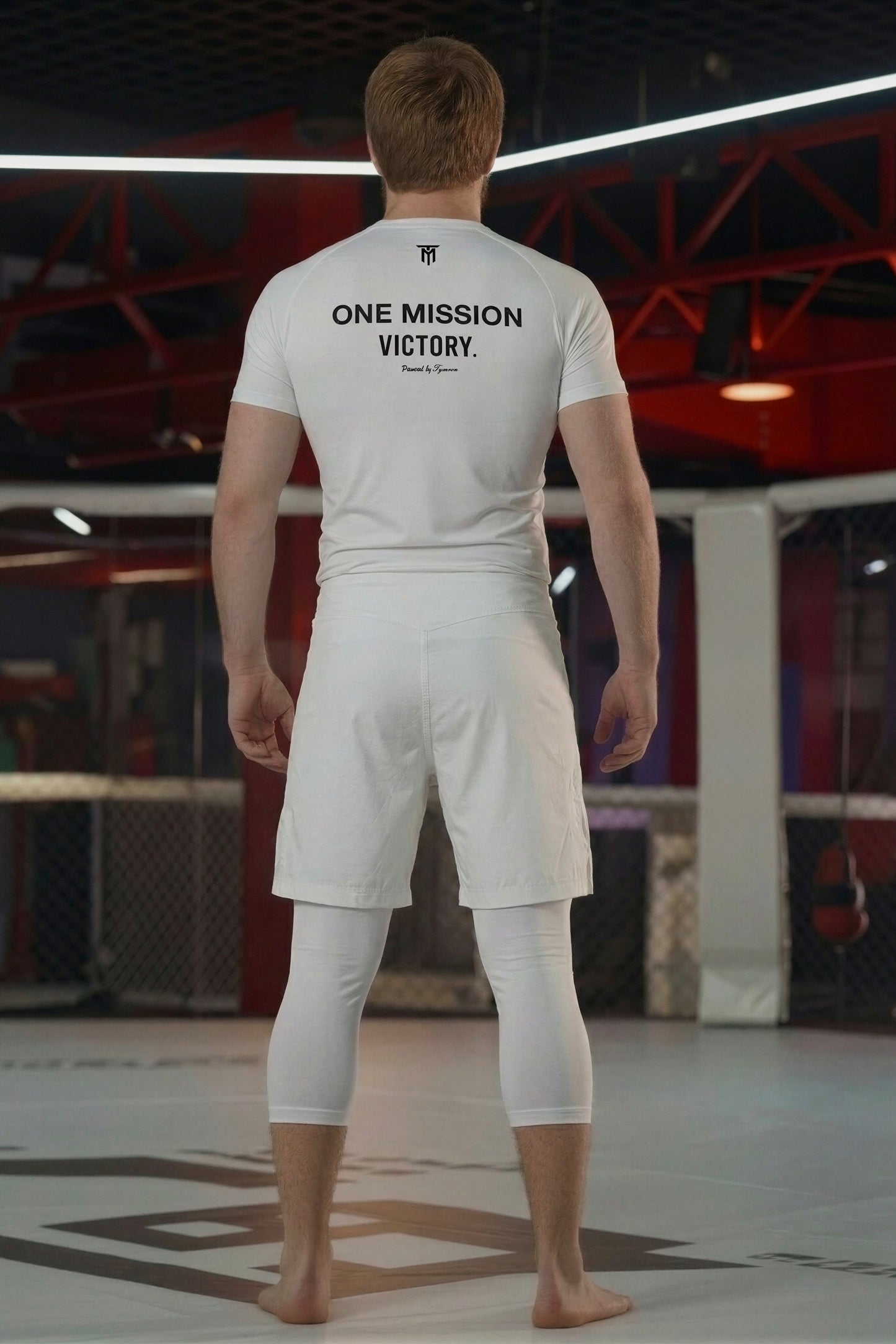 ONE MISSION VICTORY SET + TRAINING LEGGINGS 3/4 WHITE PACK