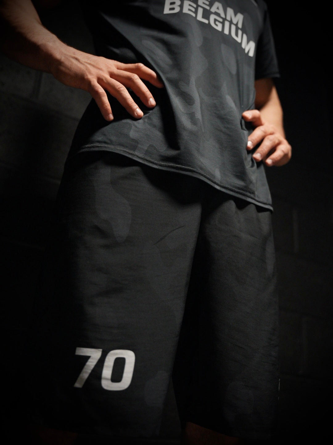 TYMRON BLACK CAMO SHORT