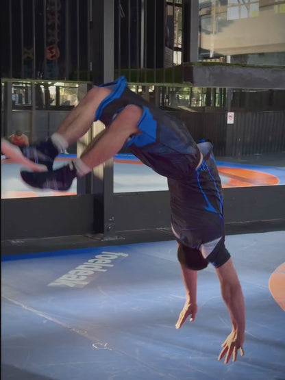 ASCEND-X BLUE RASHGUARD SHORT